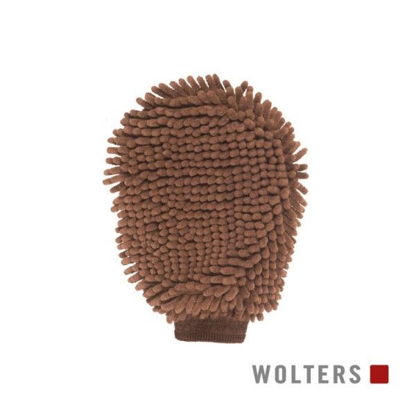 WOLTERS Dirty Dog & Horse Grooming Mitt braun