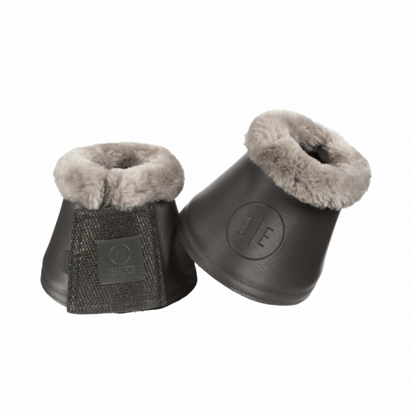 ESKADRON Hufglocken SOFTSLATE FAUXFUR darkolive XL
