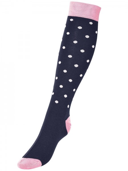 Busse Socken ISAR navy/rosa (Streifen) 35-38