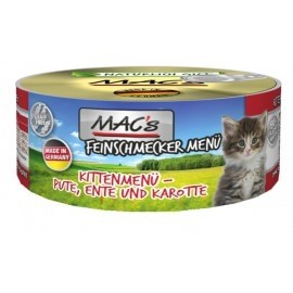 MAC´s Cat Feinschmecker Kitten Pute & Ente 100g