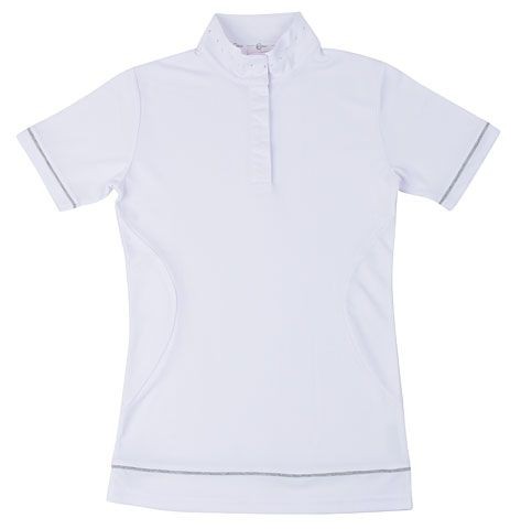 Poloshirt Competition Shirt Paula weiss Gr.140/146
