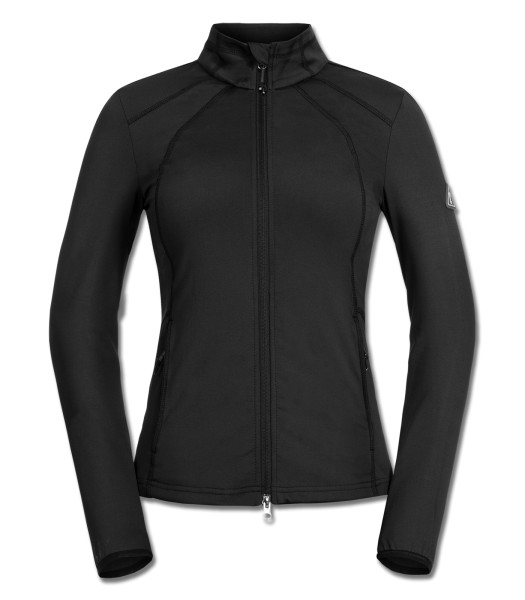 FASHION FLEECEJACKE VALENCIA, schwarz, Gr. L