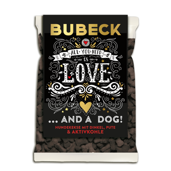 BUBECK Black Craft Dinkel u. Aktivkohle Hundekekse