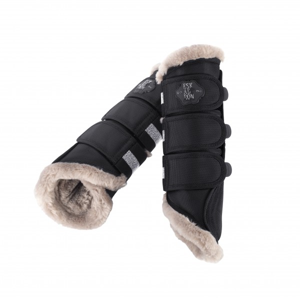ESKADRON Gamaschen FAUXFUR caviar S