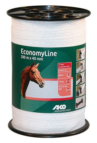 Economy Breitband 40 mm/200m weiß