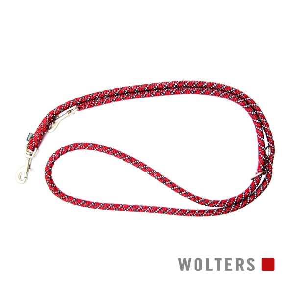 WOLTERS Leine Everest reflekt rot / schw 200x9