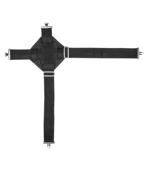 Kreuzgurtverlängerung für Decken, schwarz