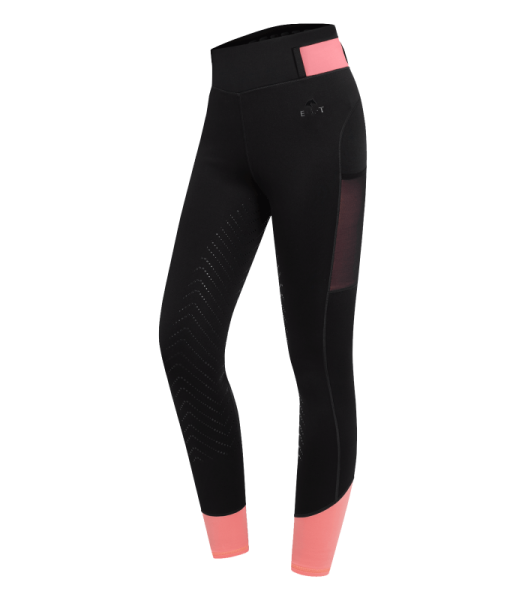 Reitleggings Noemi SCHWARZ/FLAMINGO D34