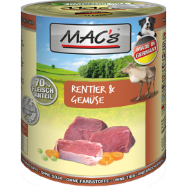 MAC´s Dog Rentier & Gemüse 800g