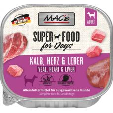 MAC´s Dog Schale Kalb, Herz & Leber 150g