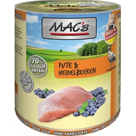 MAC´s Cat Pute & Heidelbeeren 800g