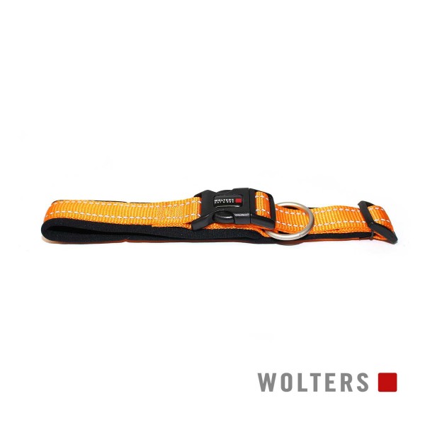 WOLTERS Halsband Soft&Safe reflek 60-65cm oran/sch