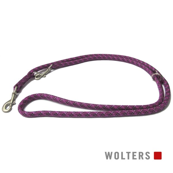 WOLTERS Leine Everest reflekt fuchs/pflaum 200x9