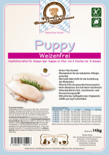 Puppy Weizenfrei Alleinfuttermittel für Hundewelpen