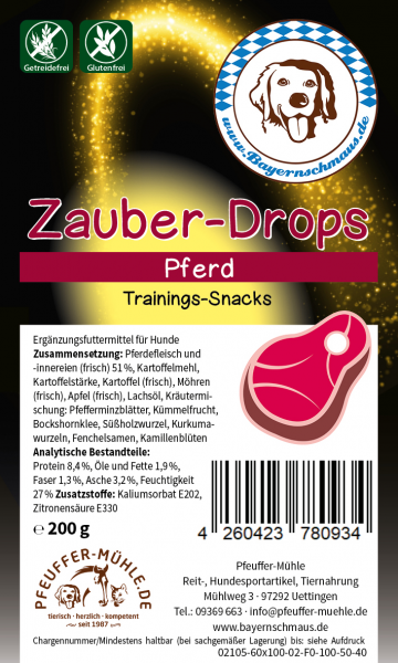 Zauber-Drops Pferd Getreide- & Glutenfrei 200g