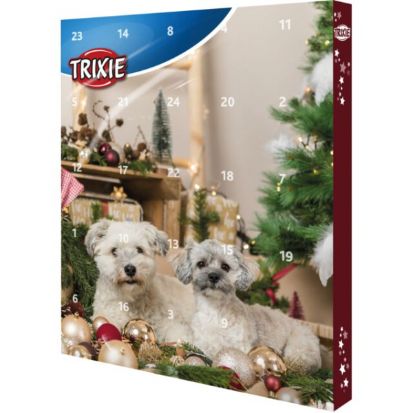 TRIXIE Adventskalender für Hunde, 30 × 34 × 3,5 cm