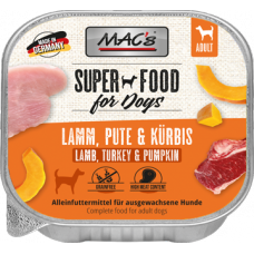 MAC´s Dog Schale Lamm, Pute & Kürbis 150g