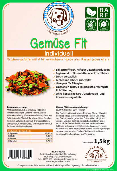 Pfeuffers Gemüse Fit 1,5kg