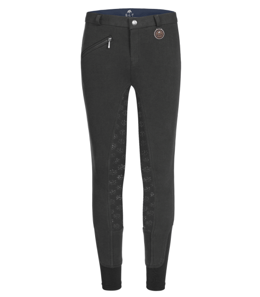 Reithose Thermo Fun Sport Silikon, schwarz, Gr 128