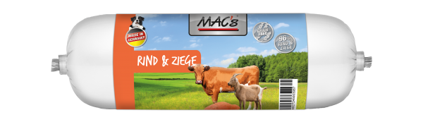 MAC´s Hund Wurst Rind & Ziege 800g