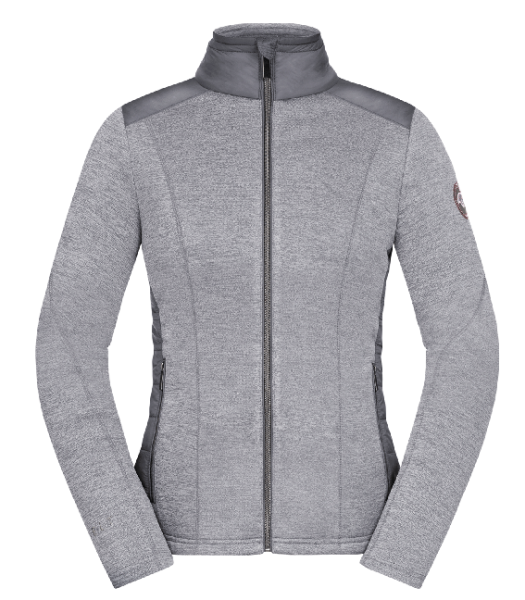 Softshell-Jacke Flint hellgrau mélange Gr. S