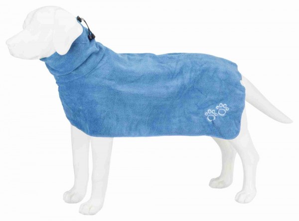 Bademantel S blau 40 cm