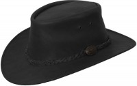 Cowboy- Westernhut schwarz Leder online kaufen