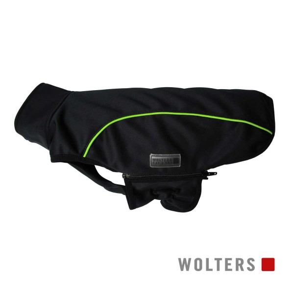 WOLTERS Softshell-Jacke Basic 34cm schwarz/limone
