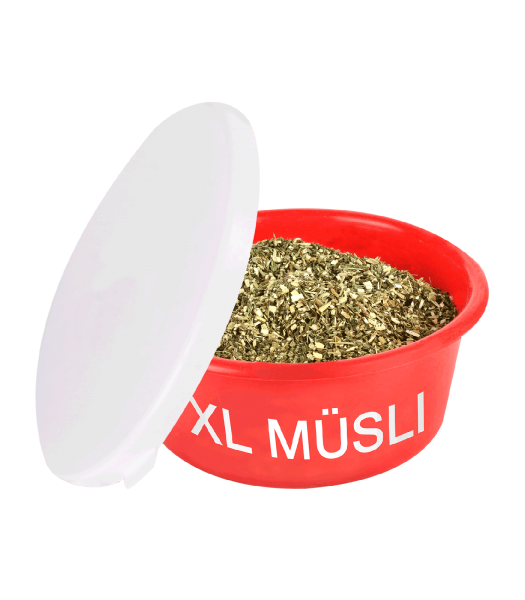 XL Müsli-Schale rot mit Deckel 8 L