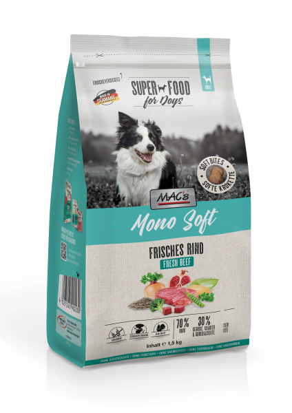 MAC''s DOG Mono Soft - Frisches Rind 1,5Kg