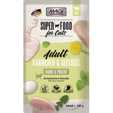 MAC´s Cat Pouch Pack Kaninchen & Geflügel 100g