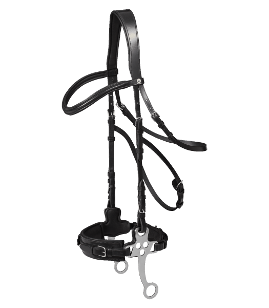 Waldhausen X-Line Hackamore Trensenzaum schw. WB